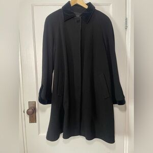 Vintage Jones New York Wool with cashmere swing coat -Size 14